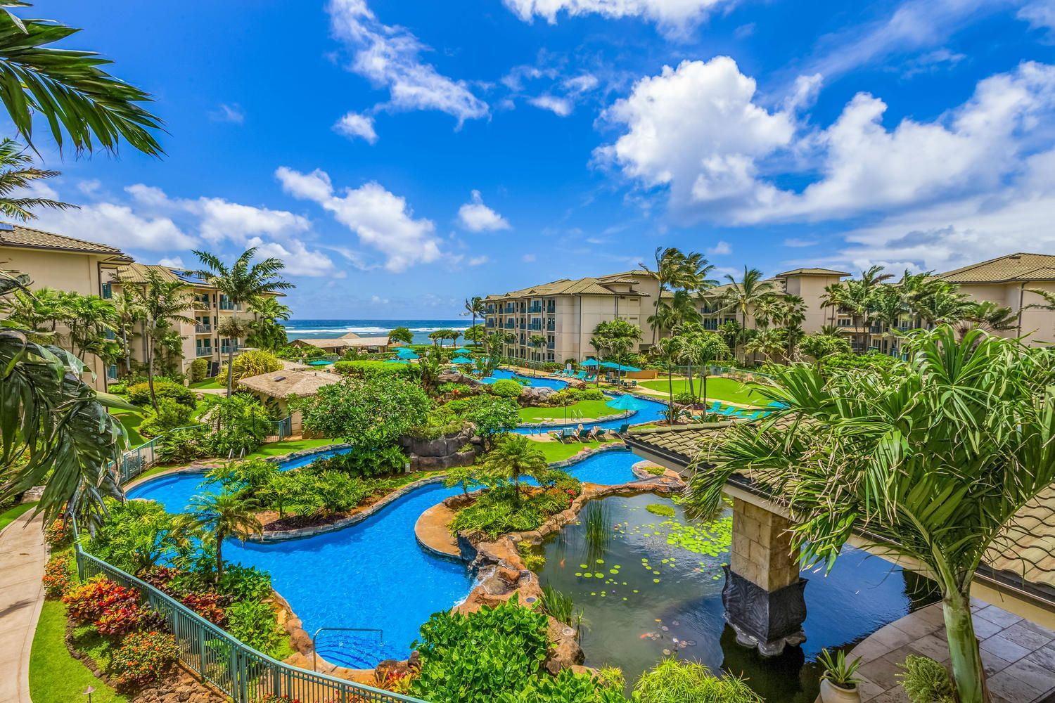 Waipouli Beach Resort Penthouse Beautiful Oceanview Aloha! Ac Pool Kapa'a Eksteriør billede